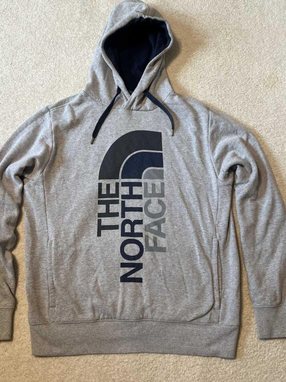 The North Face Trivert Pullover Hoodie Gray Mens M
